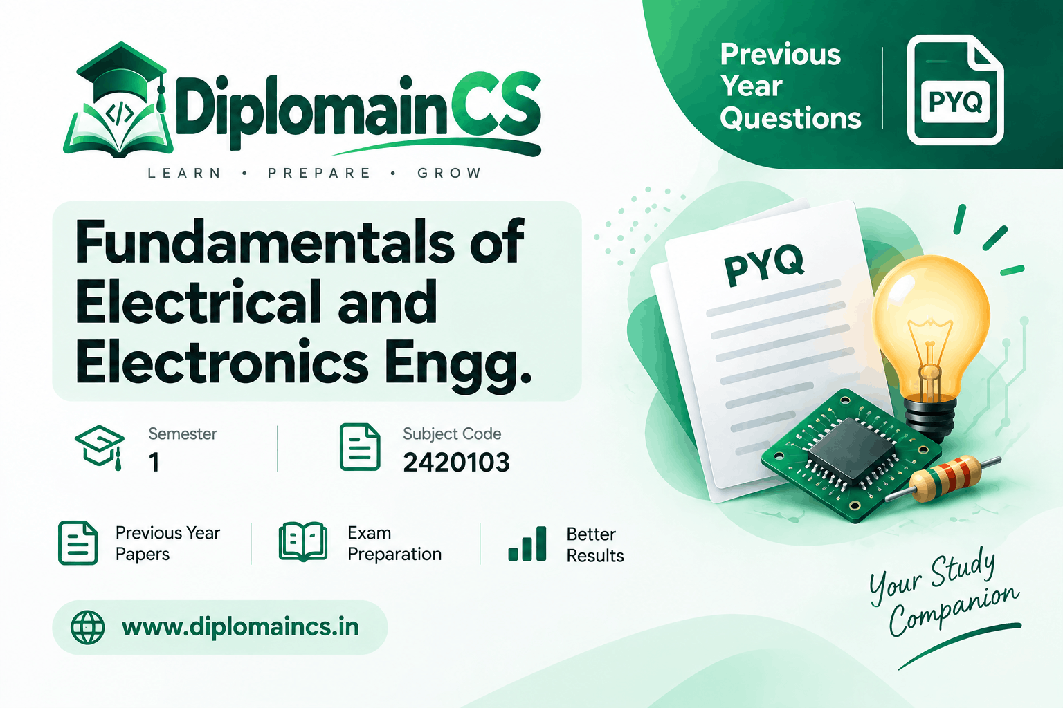 FUNDAMENTAL OF ELE. & ELO. ENGG. (2420103)