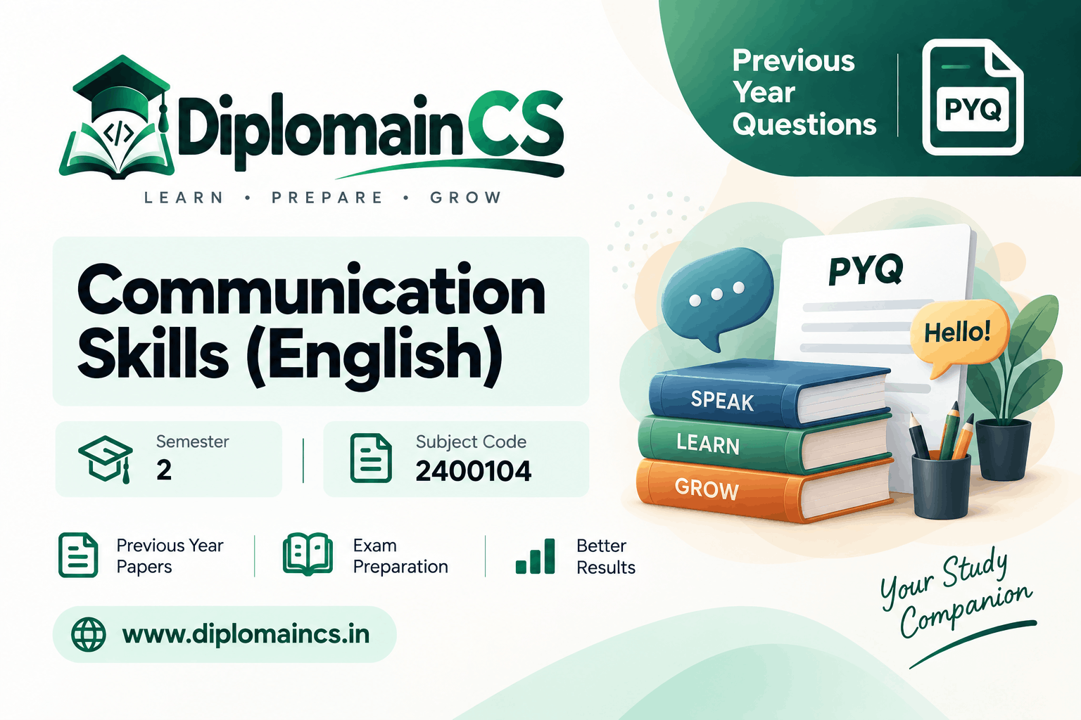 COMMUNICATION SKILLS ENGLISH (2400104)