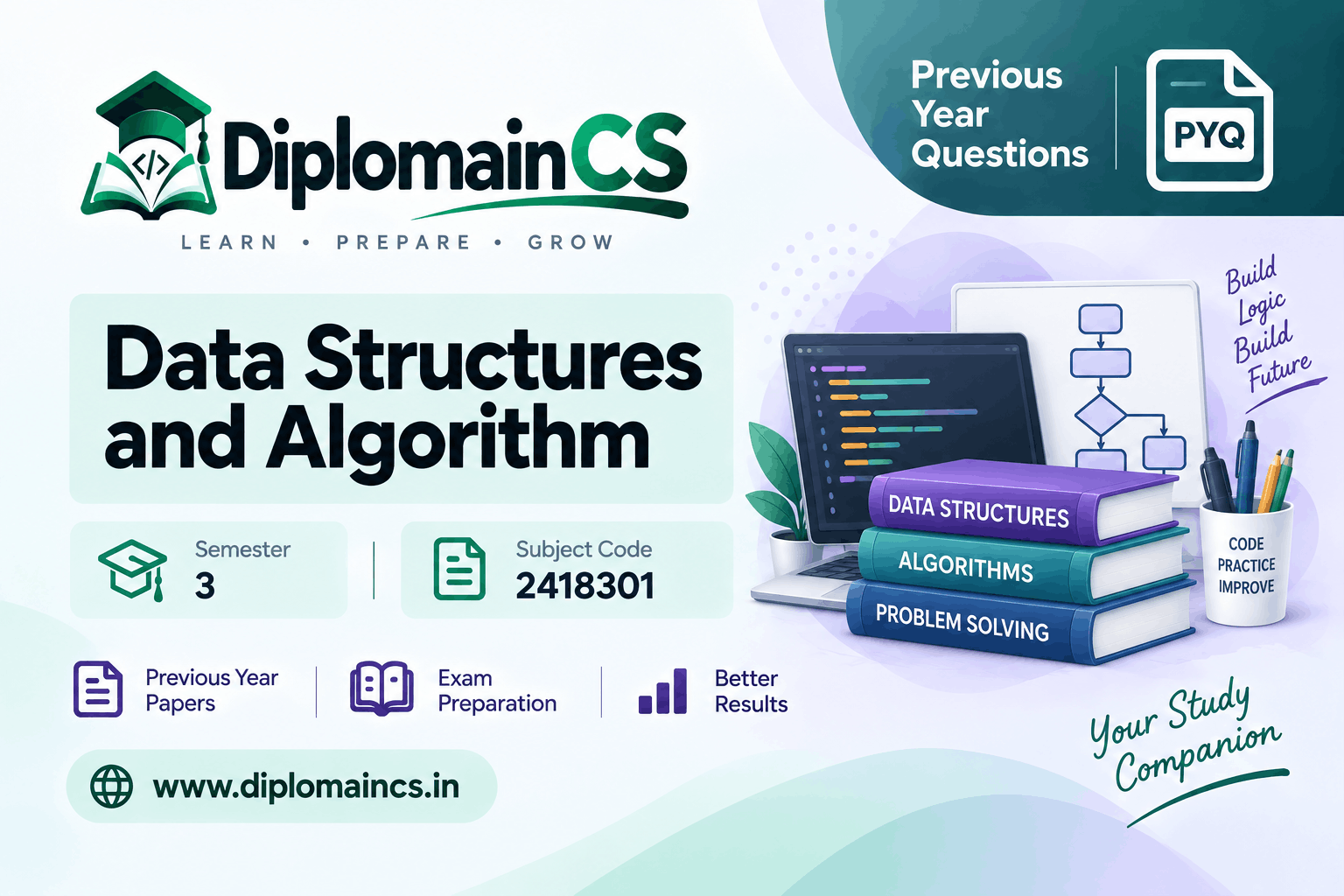 DATA STRUCTURES AND ALGORITHM (2418301)