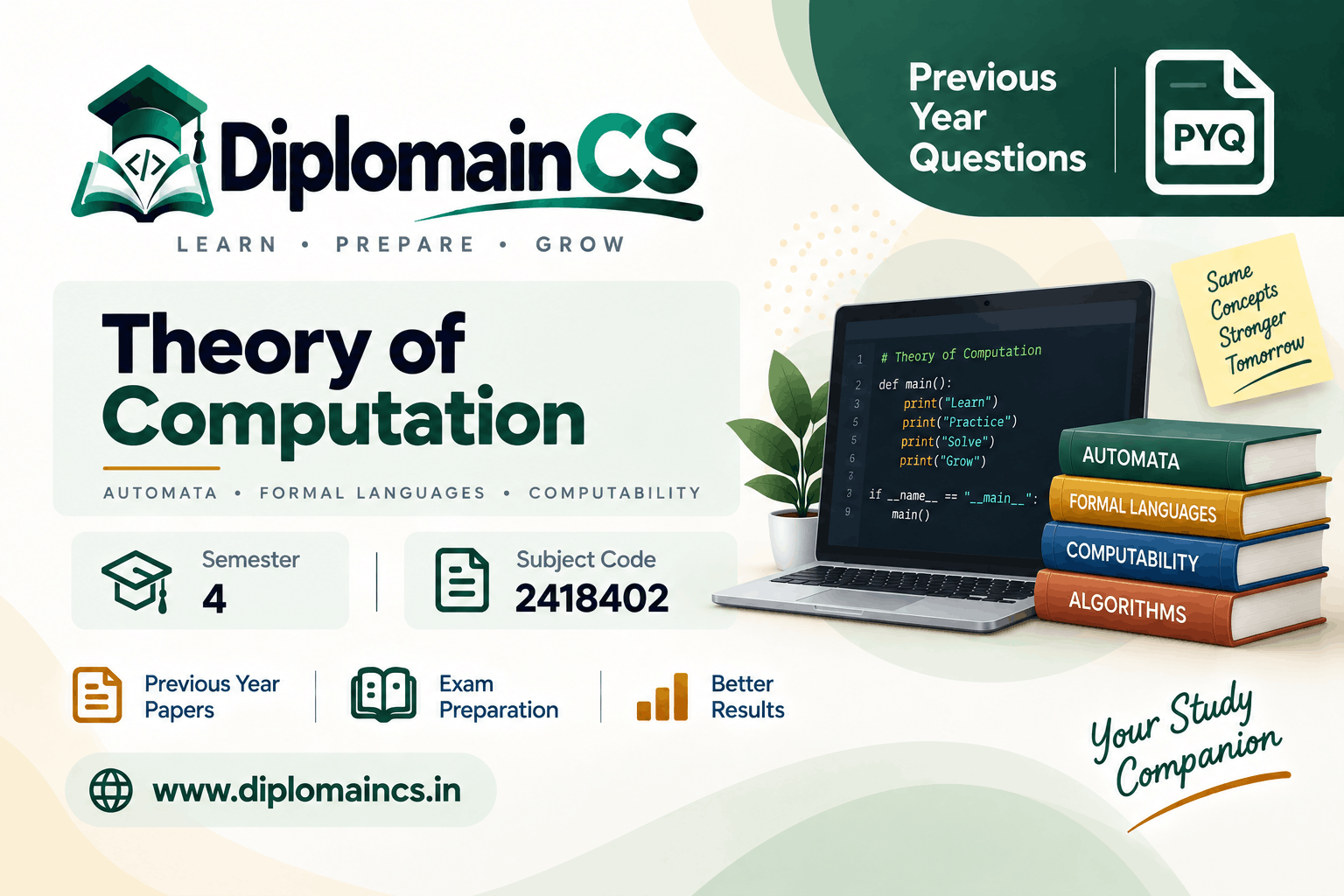 THEORY OF COMPUTATION (2418402)